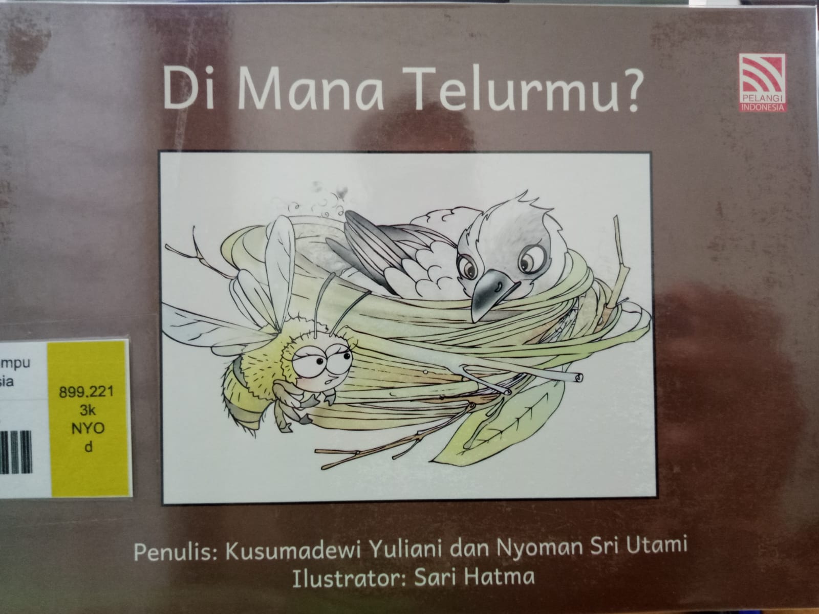 Sampul Di mana telurmu? / Nyoman Sri Utami