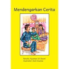 Sampul Mendengarkan Cerita / Nyoman Sri Utami
