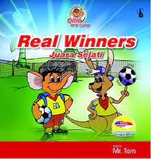 Sampul Real Winners. Juara Sejati :  Ollie and Troop / Mr.Tom