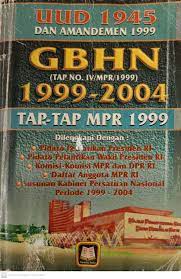 Sampul UUD 1945 GBHN 1999-Tap-Tap MPR 1999-2004-DI-Lengkapi denganPidato pelantikan Presiden RI-PIDATO PELANTIKAN WAKIL PRESIDEN  RI / Tim PS
