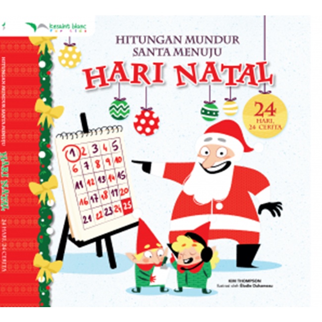 Sampul Hitungan mundur santa menuju hari natal / Kim Thompson