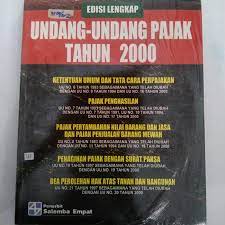Sampul Undang-undang pajak tahun 2000