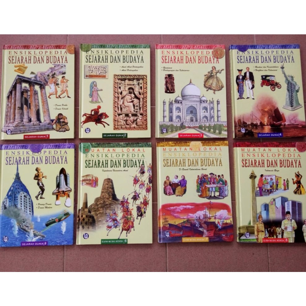 Sampul Muatan Lokal Ensiklopedia Sejarah dan Budaya (Jilid 6) :  Kumpulan Nusantara Awal