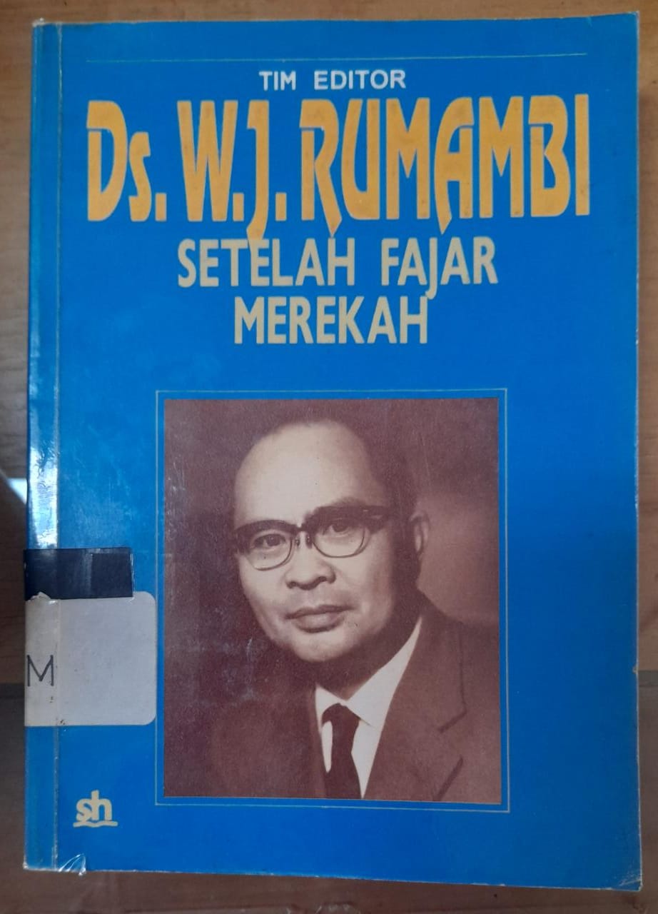 Sampul Ds. W.J. Rumambi :  setelah fajar merekah / Tim Editor