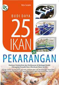 Sampul Budi daya 25 Ikan di pekarangan / Heru Susanto