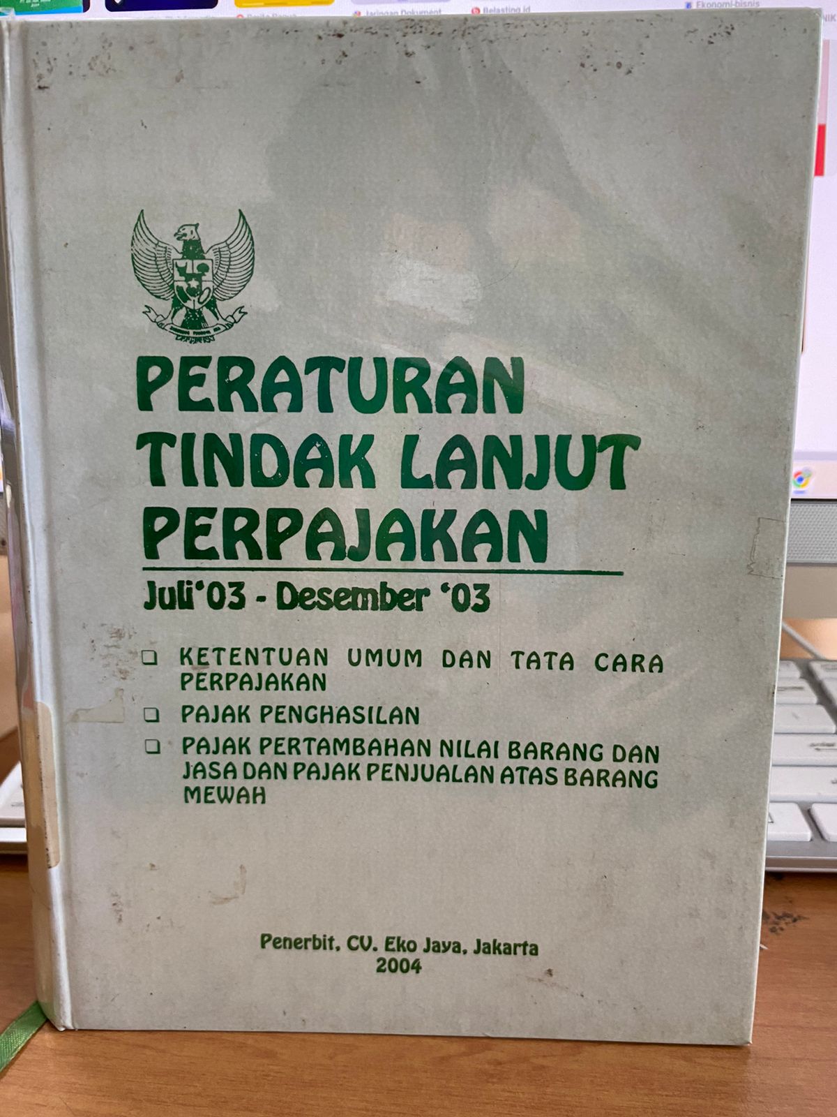 Sampul Peraturan Tindak Lanjut Perpajakan Juli 03-Desember 03