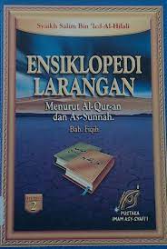 Sampul Ensiklopedi Larangan Jilid 2 :  Menurut Al-quran dan As-Sunnah Bab Fiqih / Syaikh Salim Bin ' led-Al-Hilali