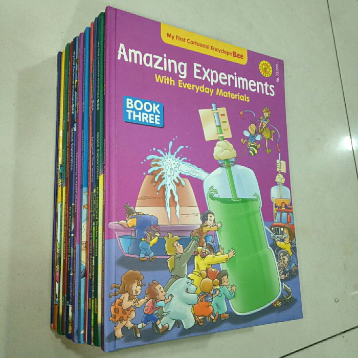 Sampul My Firts Cartoonal Encyclope Bee Amazing Experiments :  Peramal suhu, lembaran yang berharga, panas bumi,... / Zulfa Ruhama