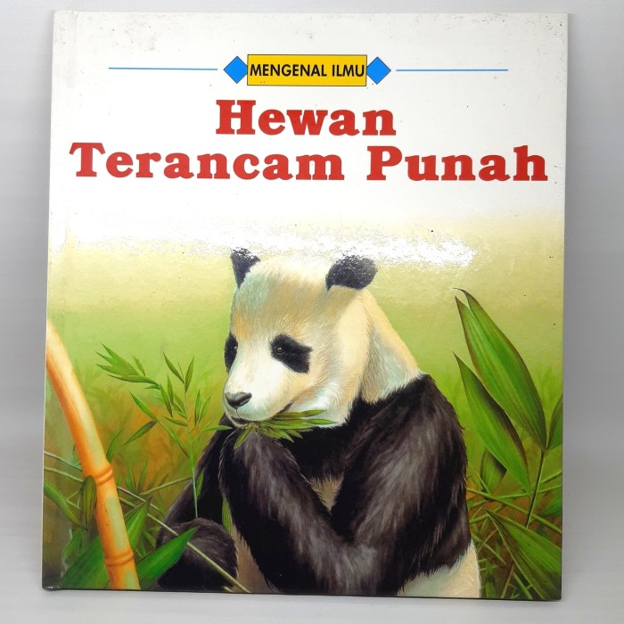 Sampul Mengenal ilmu (Hewan terancam punah) / Jonine Amos