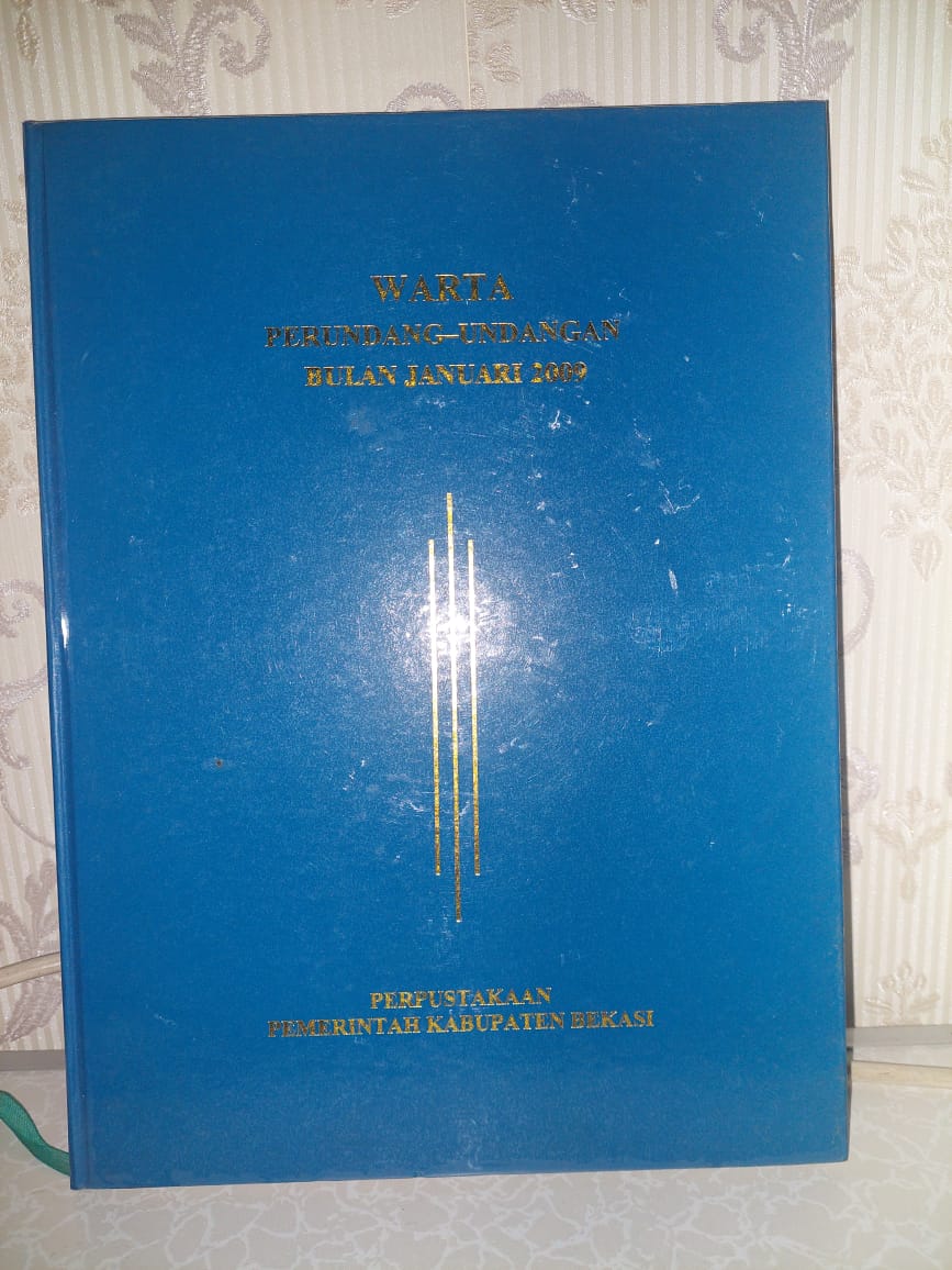 Sampul Warta Perundang-Undangan Bulan Januari 2009 Edisi 2835 / Ahmad Mukhlis Yusuf