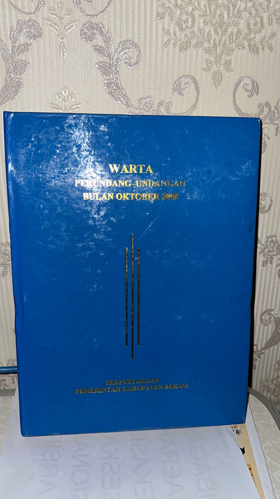 Sampul Warta Perundang-Undangan Bulan Oktober 2008 Edisi 2807 / Ahmad Mukhlis Yusuf