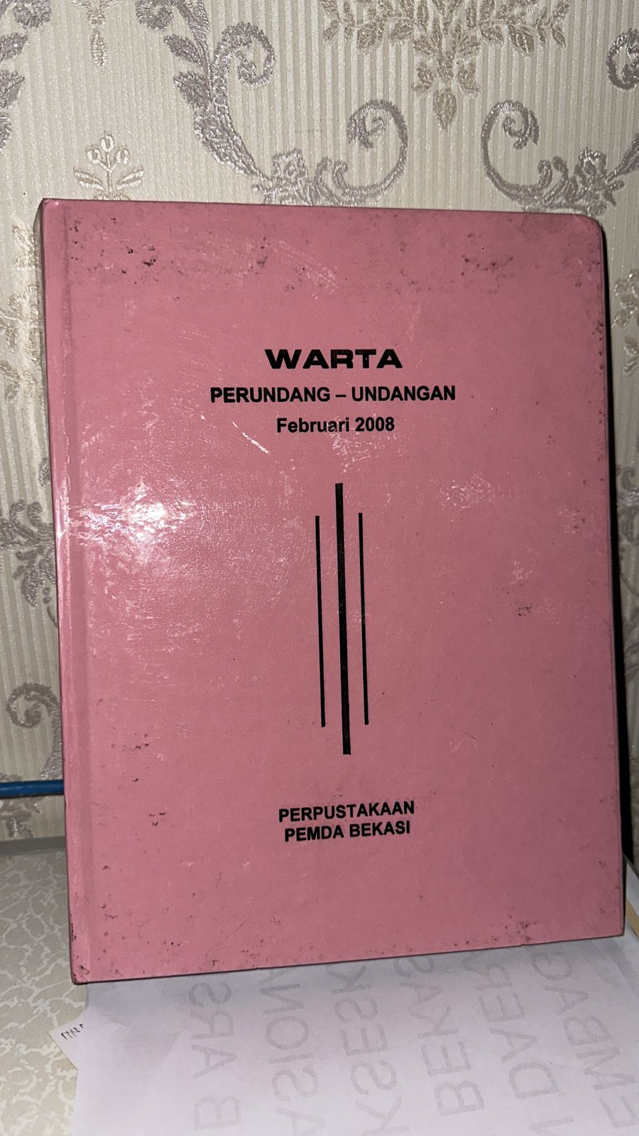 Sampul Warta Perundang-Undangan Bulan pebruari 2008 Edisi 2740/TH. XXI / Asro Kamal Rokan