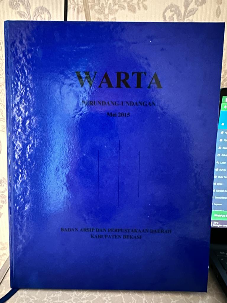 Sampul Warta Perundang-Undangan Bulan Mei 2015 / M. Saiful Hadi