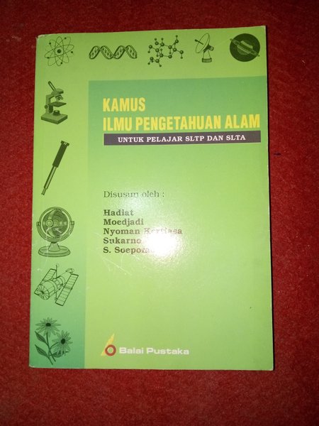Sampul Kamus Ilmu Pengetahuan Alam / hadiat