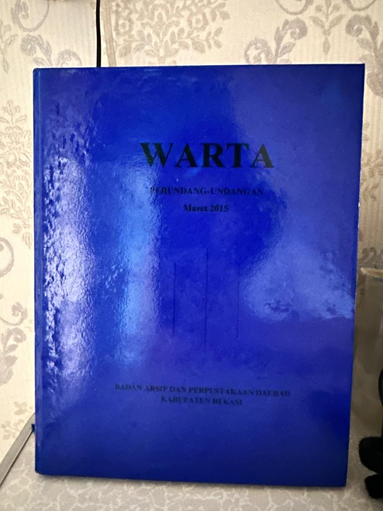 Sampul Warta Perundang-Undangan Bulan Maret 2015 / M. Saiful Hadi