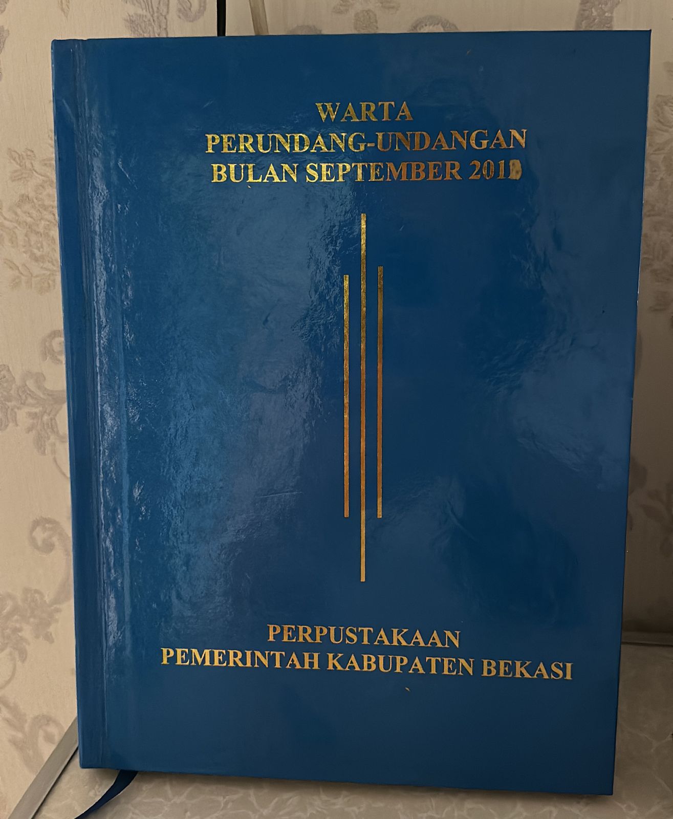 Sampul Warta Perundang-Undangan Bulan September 2011 Edisi 3093 / Ahmad Mukhlis Yusuf