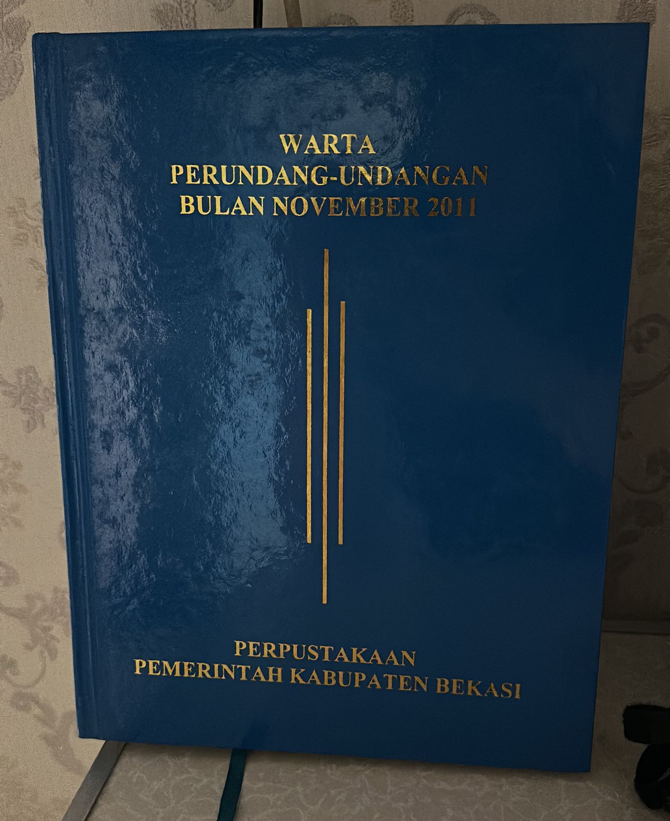 Sampul Warta Perundang-Undangan Bulan November 2011 Edisi 3109 / Ahmad Mukhlis Yusuf