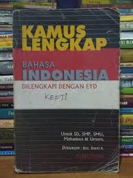 Sampul Kamus Lengkap Bahasa Indonesia dilengkapi dengan EYD / Dani