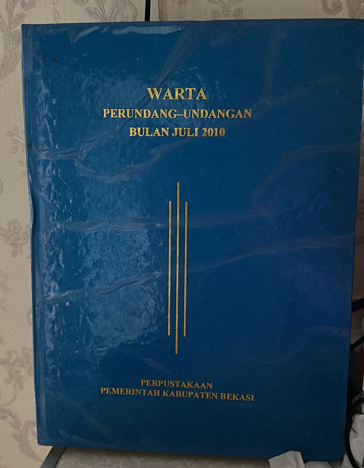 Sampul Warta Perundang-Undangan Bulan Juli Tahun 2010 Edisi 2979 / Ahmad Mukhlis Yusuf