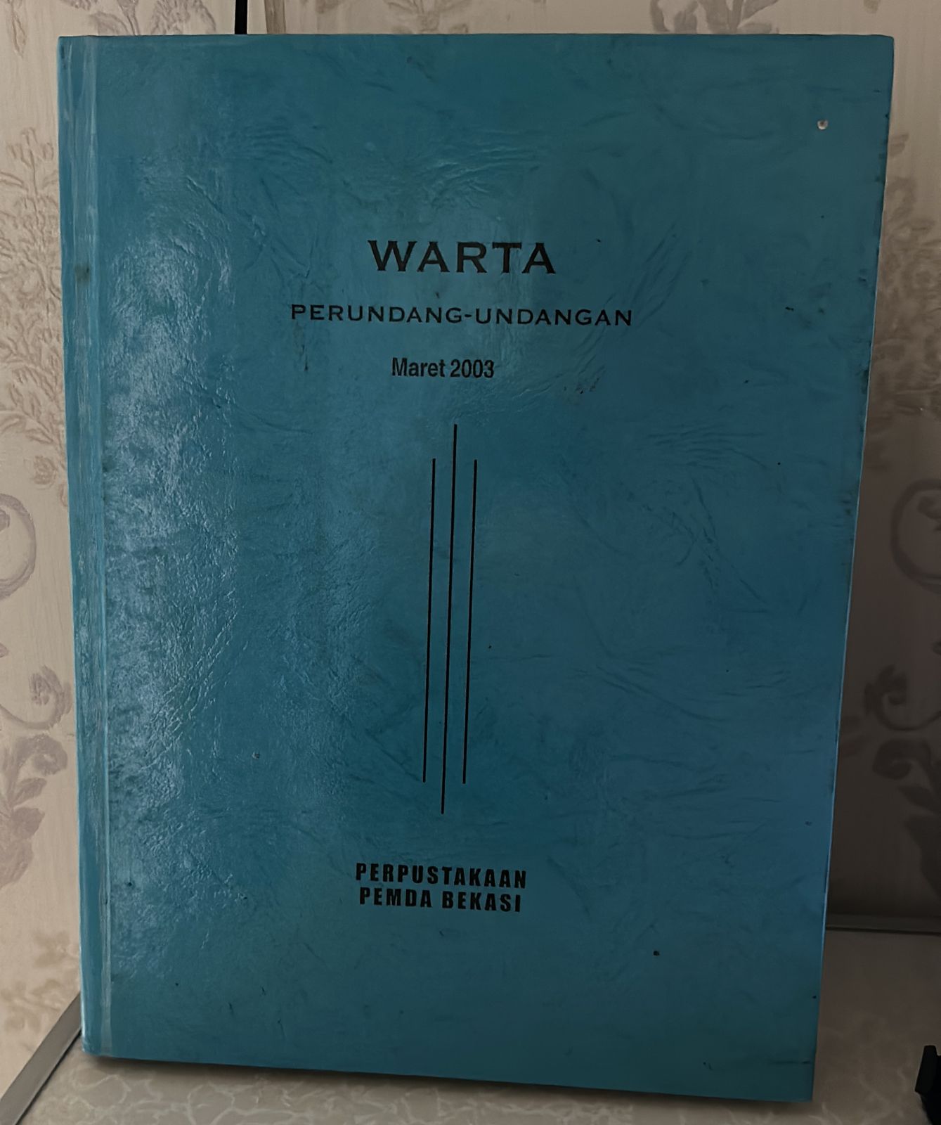 Sampul Warta Perundang-Undangan Bulan Maret Tahun 2003 Edisi 2236/ TH.XXI / Mohamad Sobary