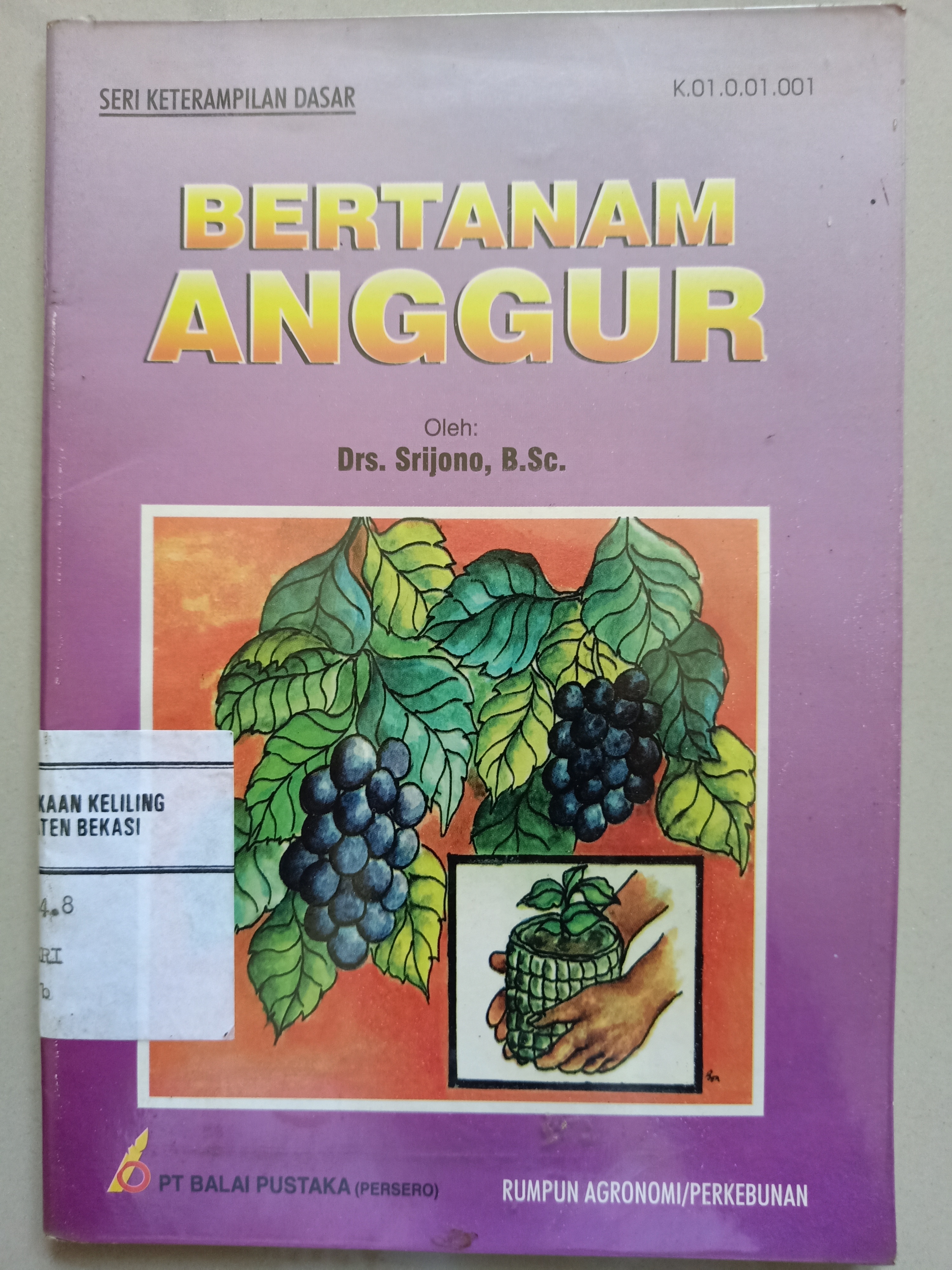 Sampul Bertanam anggur / Srijono