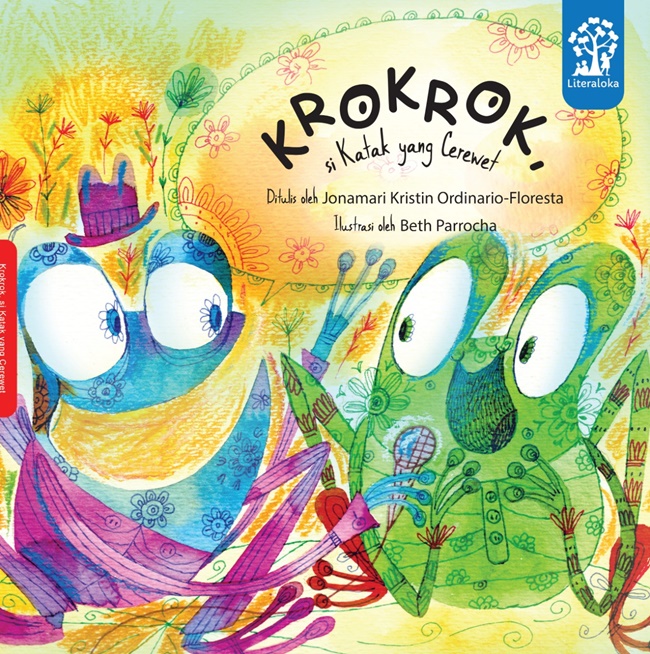 Sampul Krokrok, si Katak yang Cerewet / Jonamari Kristin Ordinario-Floresta