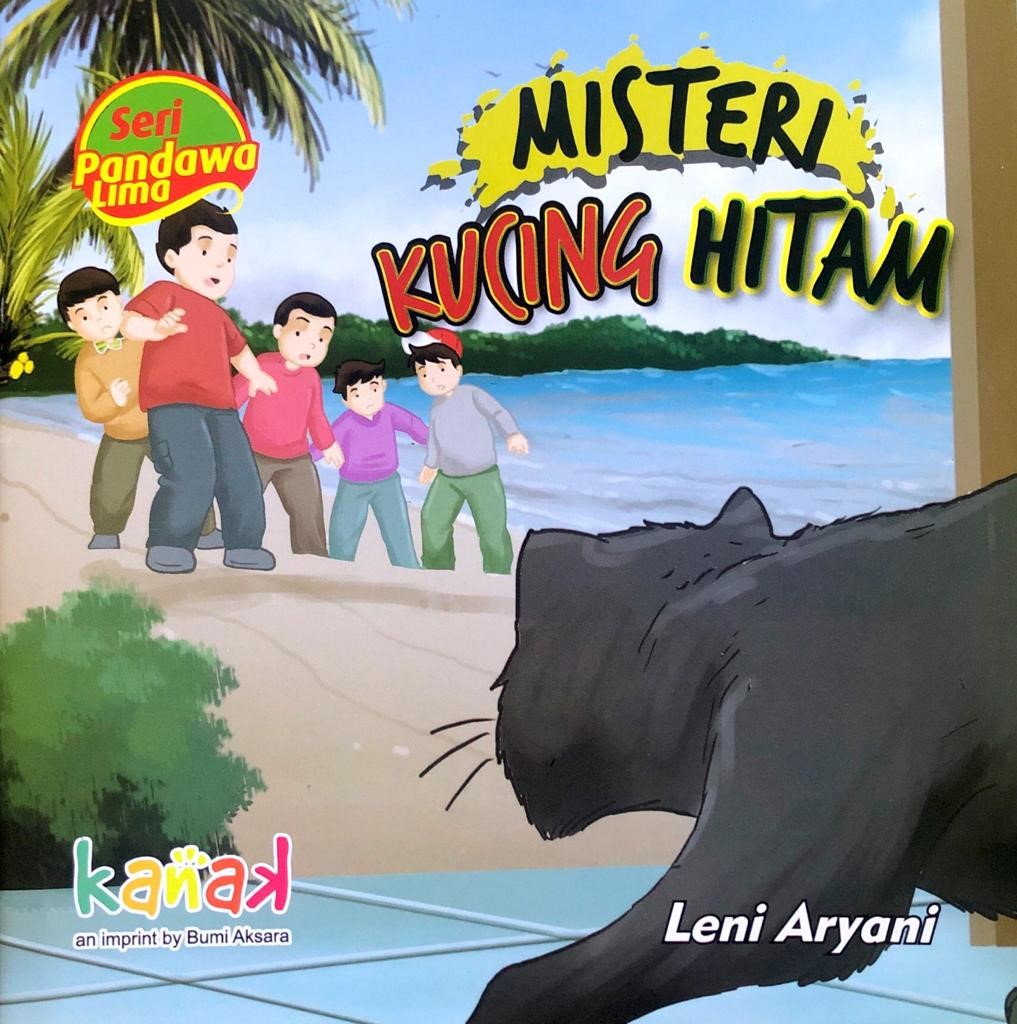 Sampul Misteri Kucing Hitam / Leni Aryani