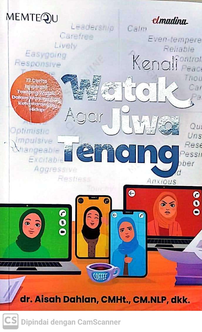 Sampul Kenali watak agar jiwa tenang / Aisah Dahlan