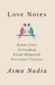 Sampul Love Notes / Asma nadia