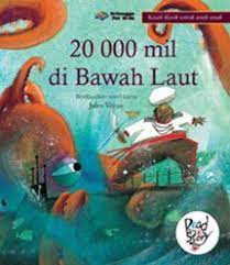 Sampul Kisah klasik  untuk anak-anak 20 000 mil di bawah laut / Jules verne