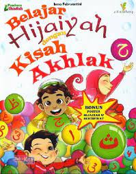Sampul Belajar Hijaiyah dengan Kisah akhlak / Irma  Februantini