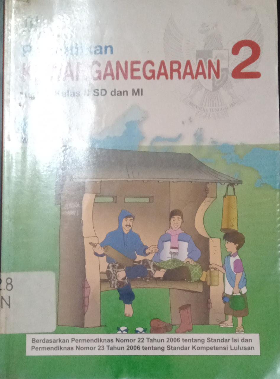 Sampul Pendidikan kewarganegaraan 2 :  Jilid 2 Untuk kelas 11 sd dan Mi / warsito Adnan