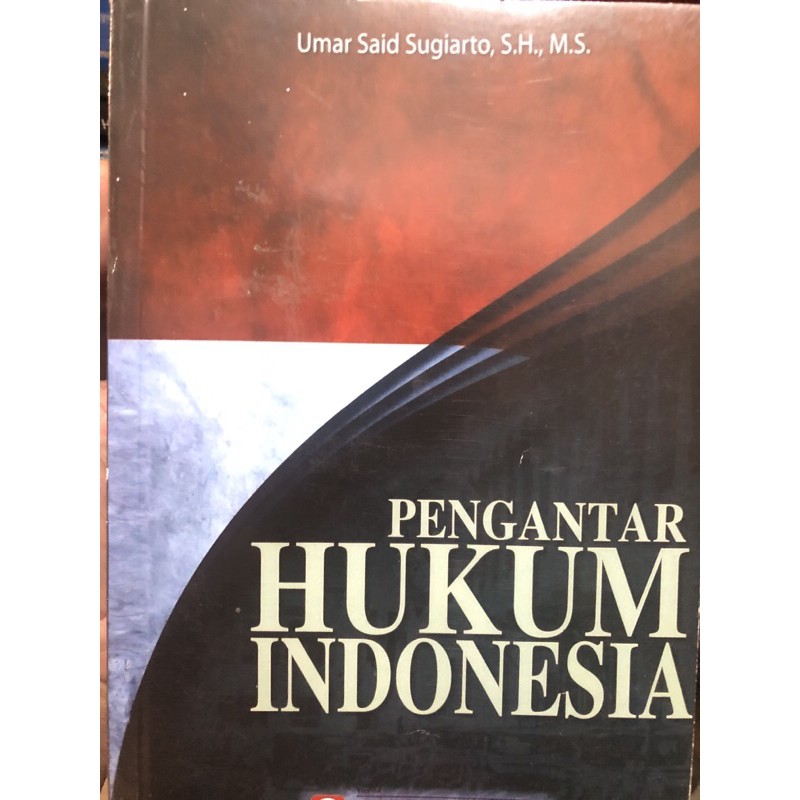 Sampul Pengantar hukum indonesia / Umar Said Sugiarto