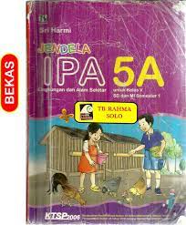 Sampul Jendela IPA 5A :  Lingkungan dan alam sekitar untuk kelas v SD dan MI semester 1 / Sri Harmi