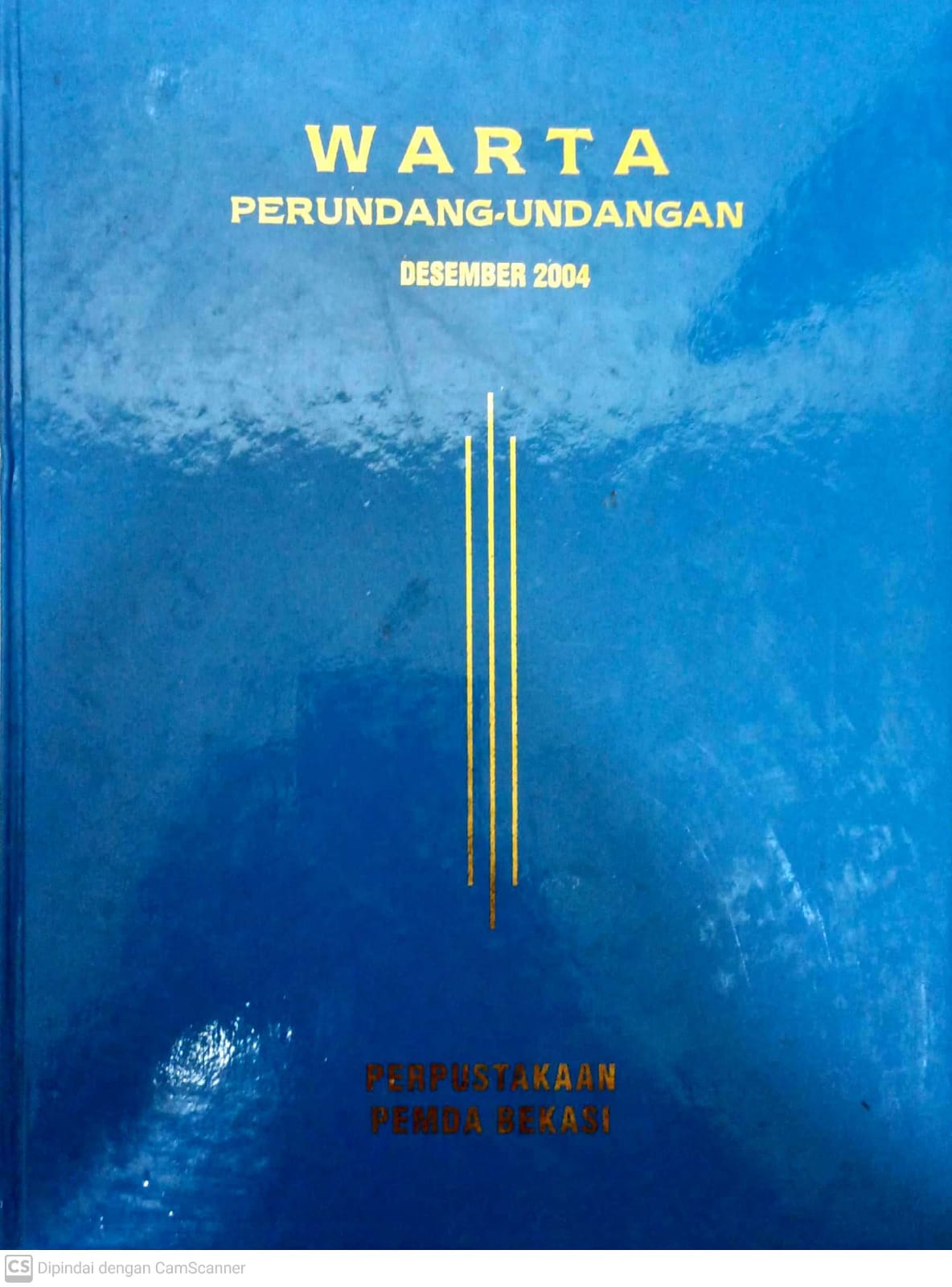 Sampul Warta Perundang Undangan Desember 2004 / Alit Wiratmaja