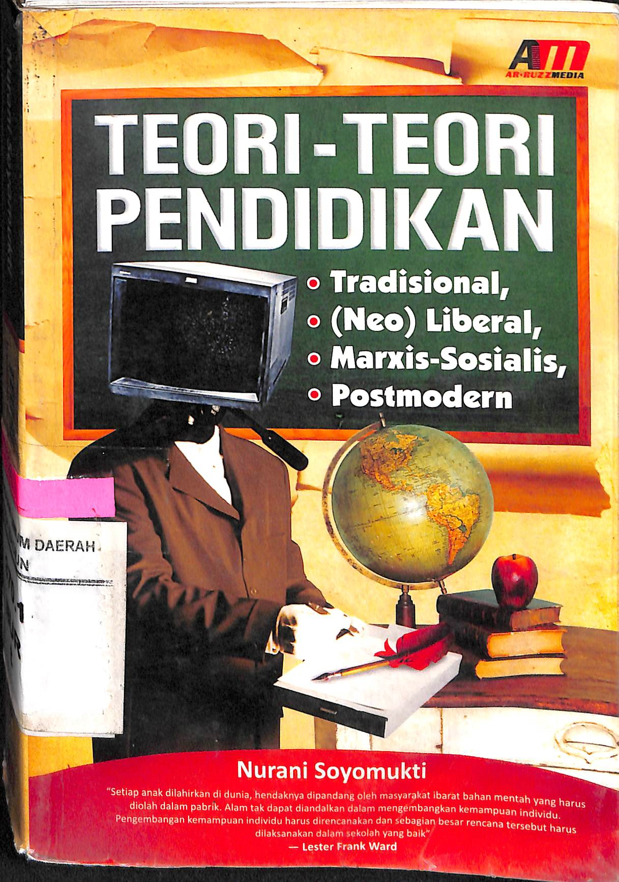 Sampul Teori-Teori Pendidikan / Nurani Soyomukti