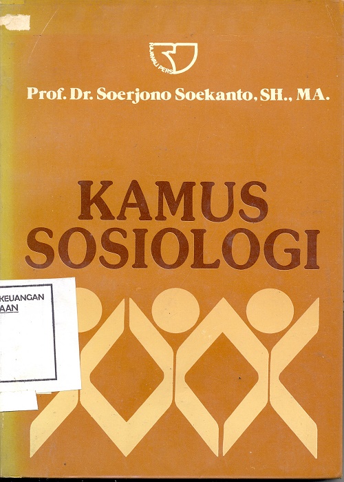 Sampul Kamus sosiologi / Soekanto, Soerjono