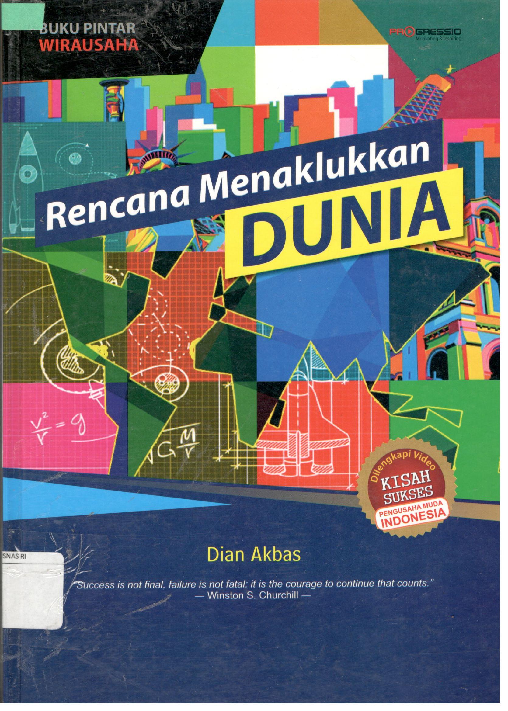 Sampul Rencana menaklukan dunia / Akbas, Dian