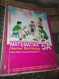 Sampul Matematika Gemar Berhitung 5A :  Untuk kelas V SD dan MI semester 1 / Supardjo