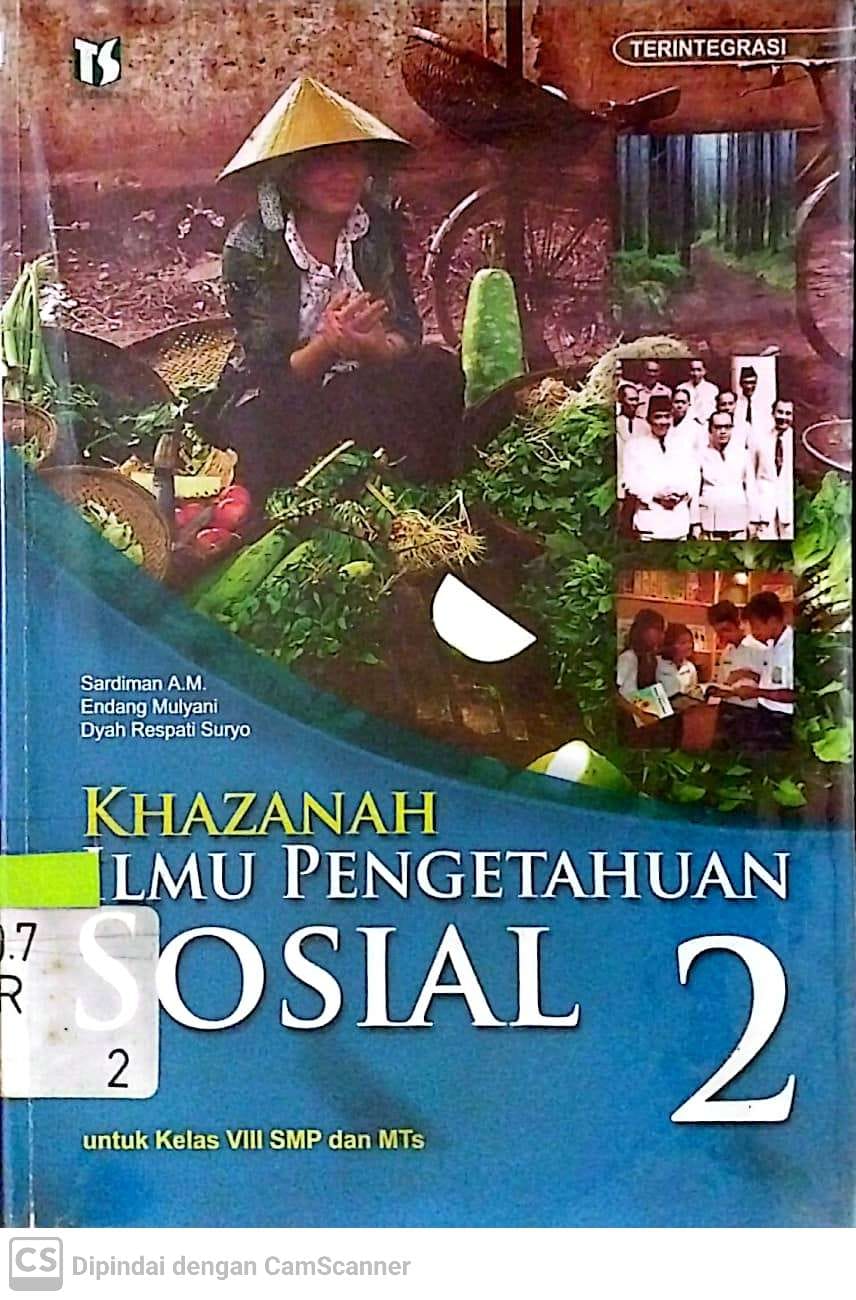 Sampul Khazanah Ilmu Pengetahuan Sosial 2 :  untuk kelas VIII SMP dan MTs / Sardiman A.M