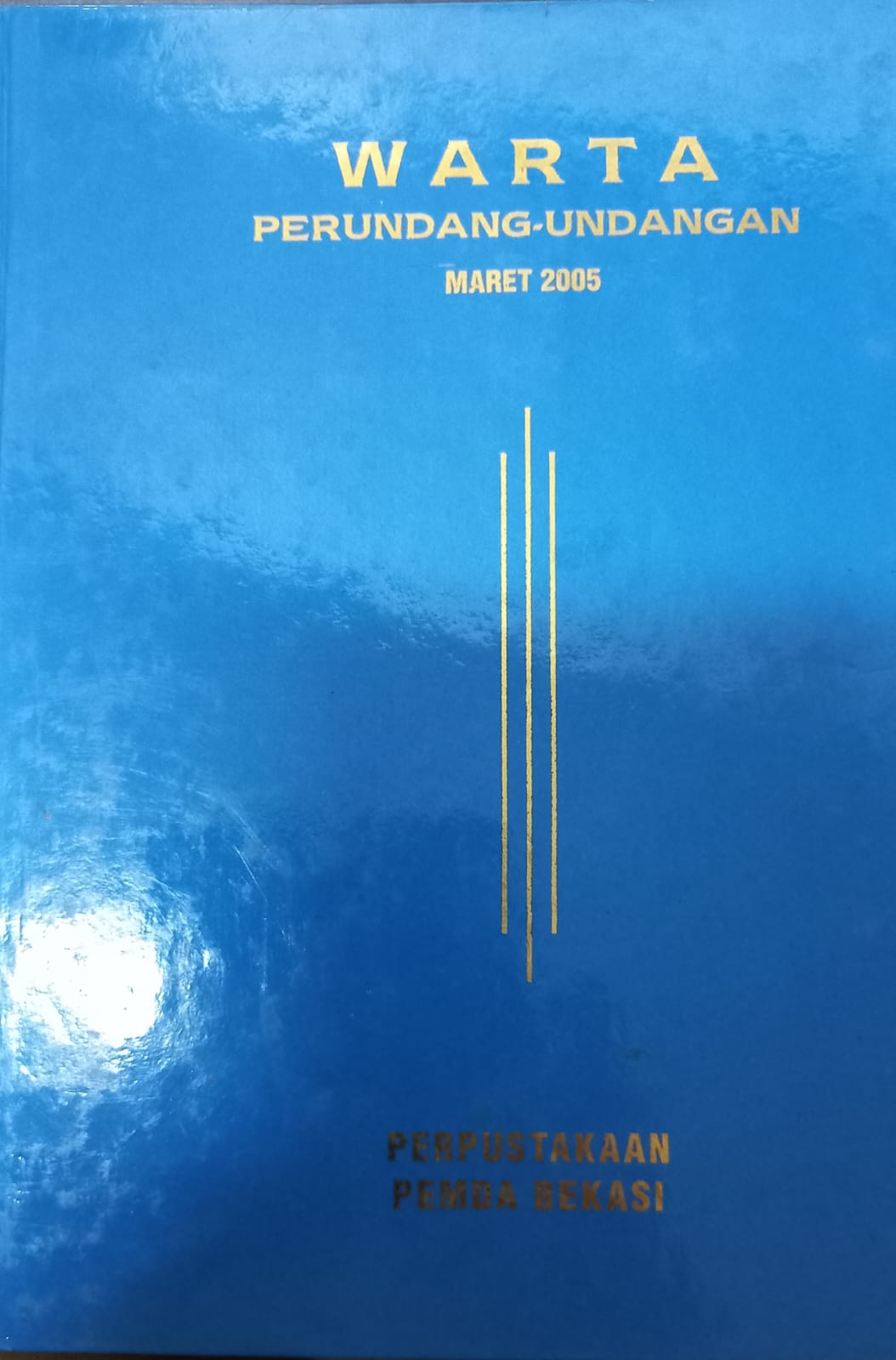 Sampul Warta Perundang Undangan Maret 2005 / Alit Wiratmaja