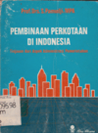 Sampul Pembinaan perkotaan di indonesia / Pamudji
