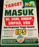 Sampul Target no.1 masuk UI, UGM, UNPAD, USU dan perguruan tinggi favorit / tim tentor ahli; penyunting, Raditya, Dhian Cipta Sari