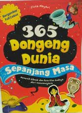 Sampul 365 dongeng dunia sepanjang masa / Sitta Mayari (Gilang Permadi); penyunting, Wikan Satriati