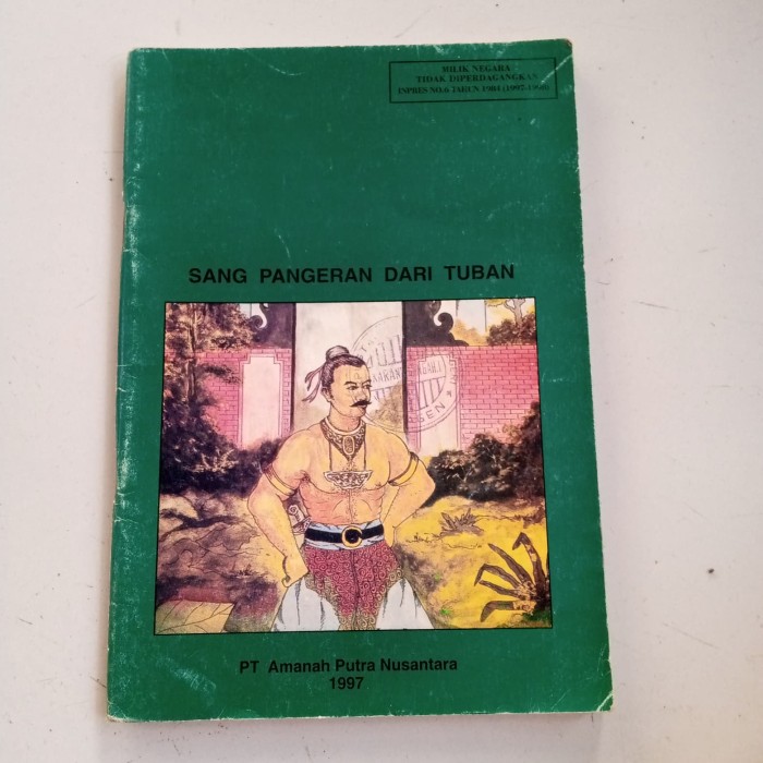 Sampul Sang Pangeran Dari Tuban / Tirto Suwondo