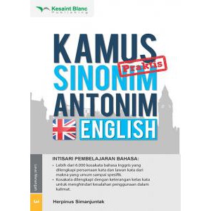 Sampul Kamus Praktis Sinonim-Antonim English / Herpinus Simanjuntak