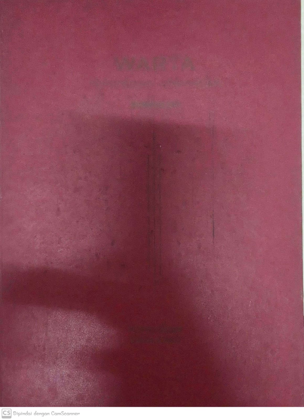 Sampul Warta Perundang Undangan Nopember 2001 / Mohamad Sobary