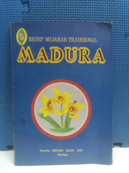 Sampul Resep obat khasiat tradisional madura / Mohammad ali
