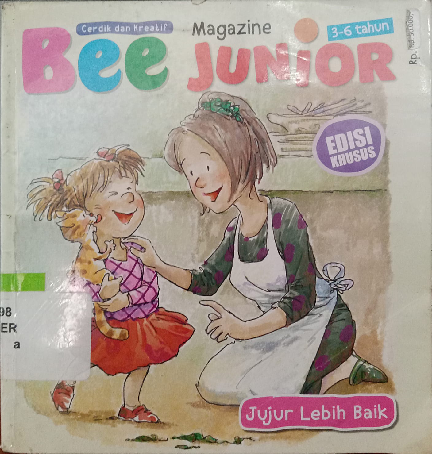 Sampul Cerdik dan kreatif bee junior magazine :  Jujur lebih baik / Anna Fauziah