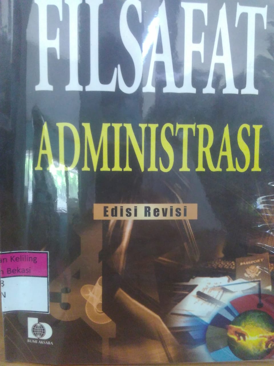 Sampul Filsafat administrasi / Sondang P. Siagian